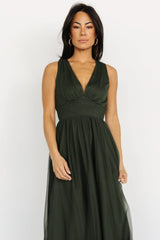 Fabric Swatch - Kamila Tulle | Juniper Green