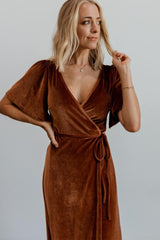 Fabric Swatch - Meghan Velvet | Spice