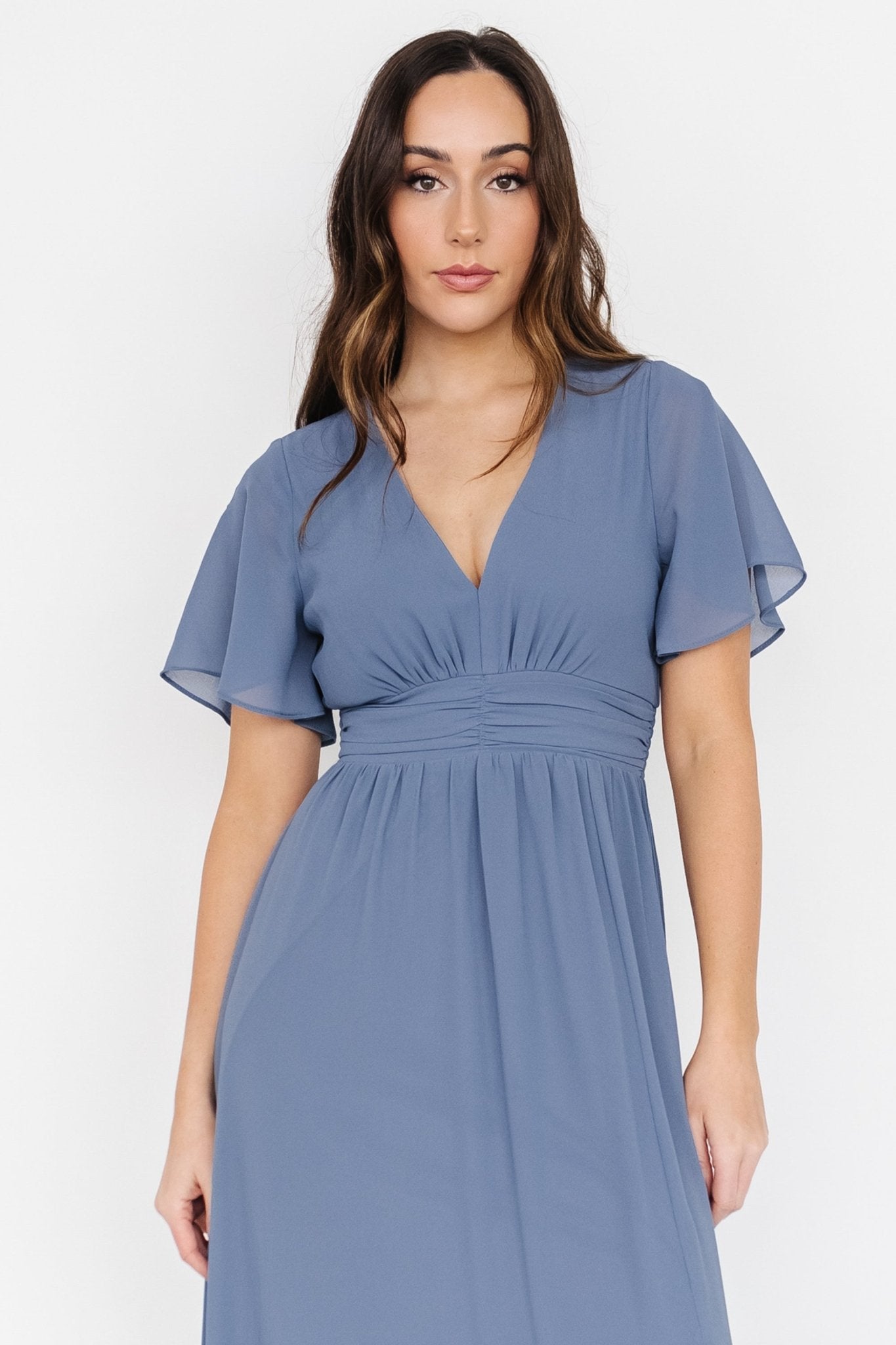 Fabric Swatch - Ramona Chiffon | Whisper Blue