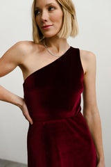 Fabric Swatch - Tatiana Velvet | Merlot