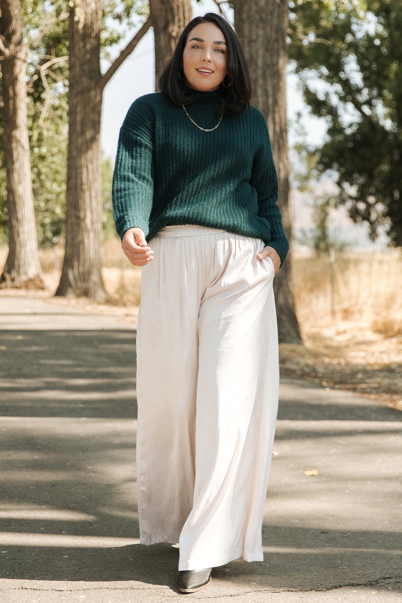 Fallon Sweater | Dark Green