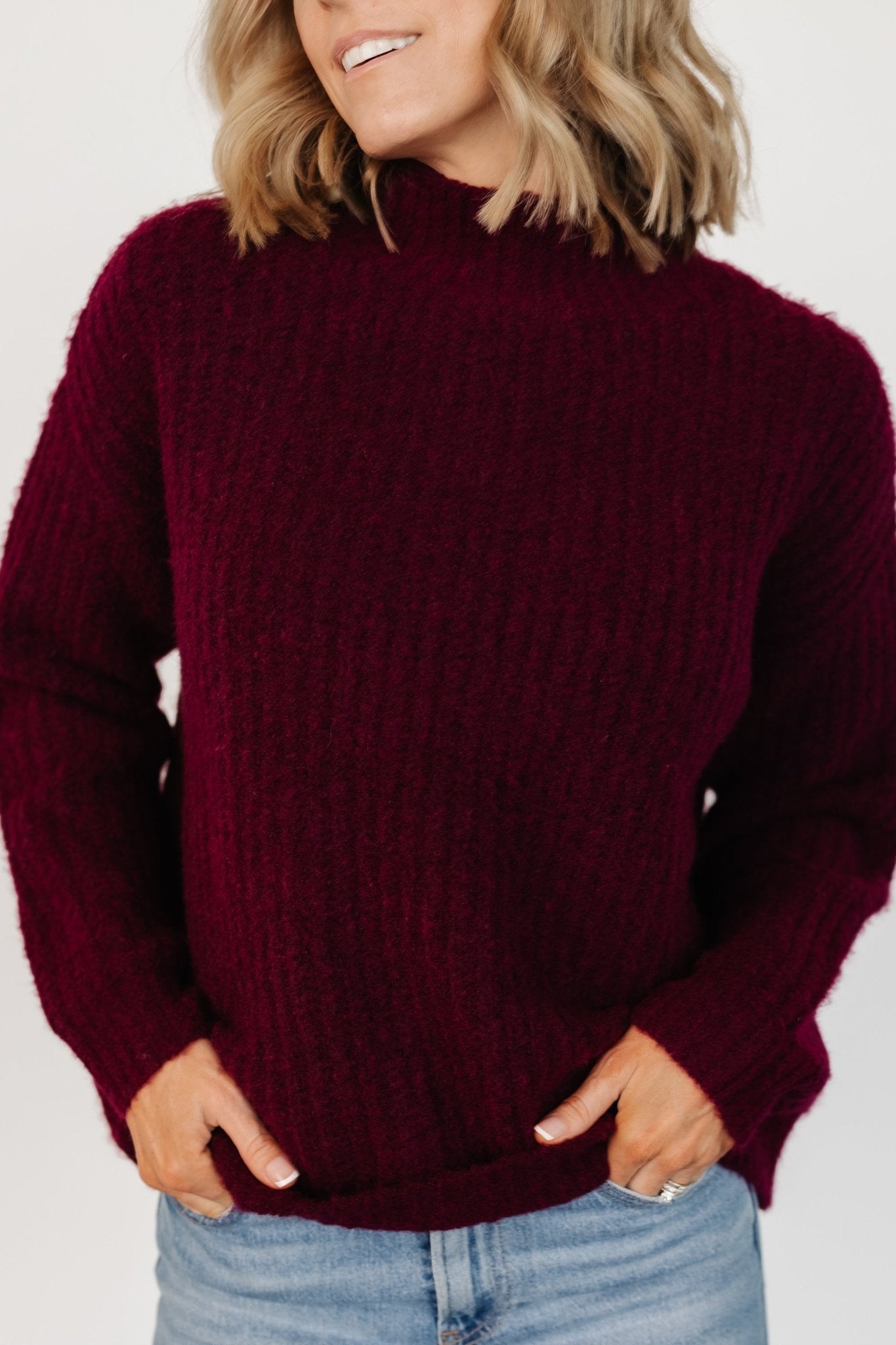 Fallon Sweater | Mulberry