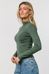 Frances Knit Top | Green