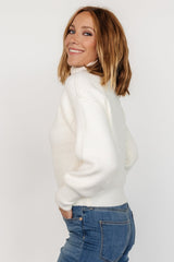 Frannie Knit Turtleneck Sweater | Cream