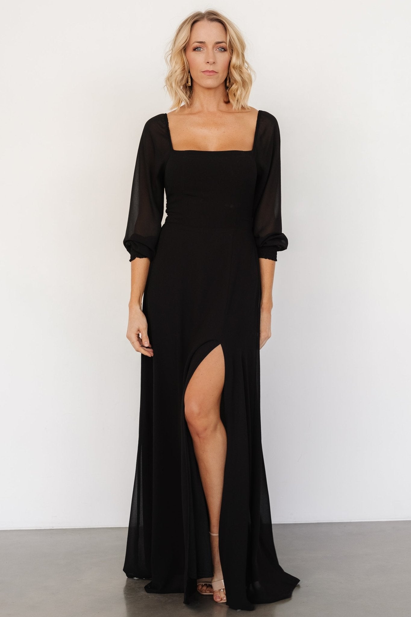 Giselle Maxi Dress | Black