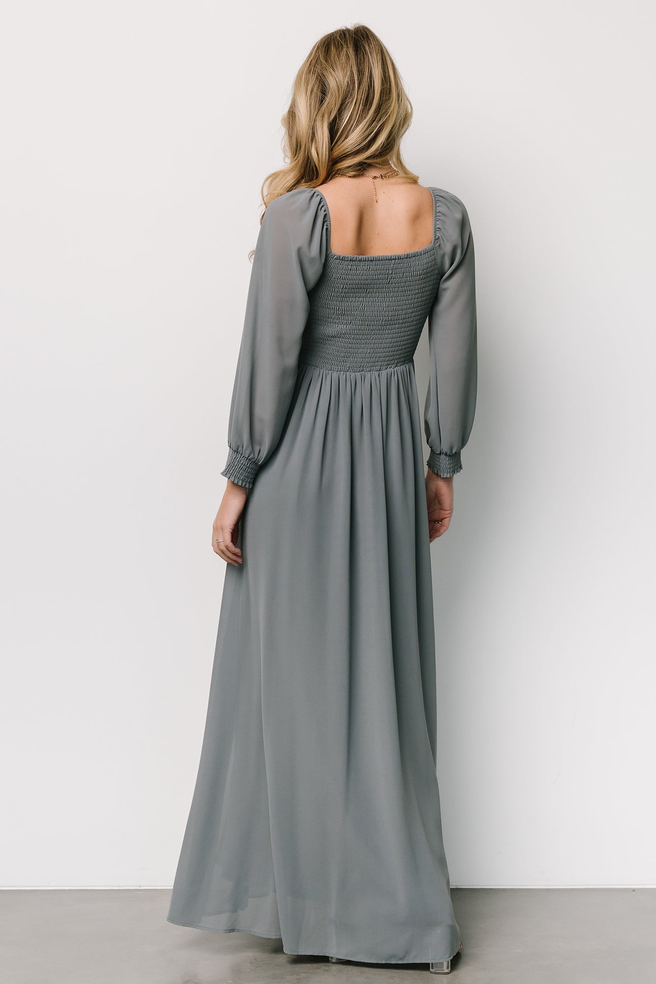 Giselle Maxi Dress | Dusty Blue