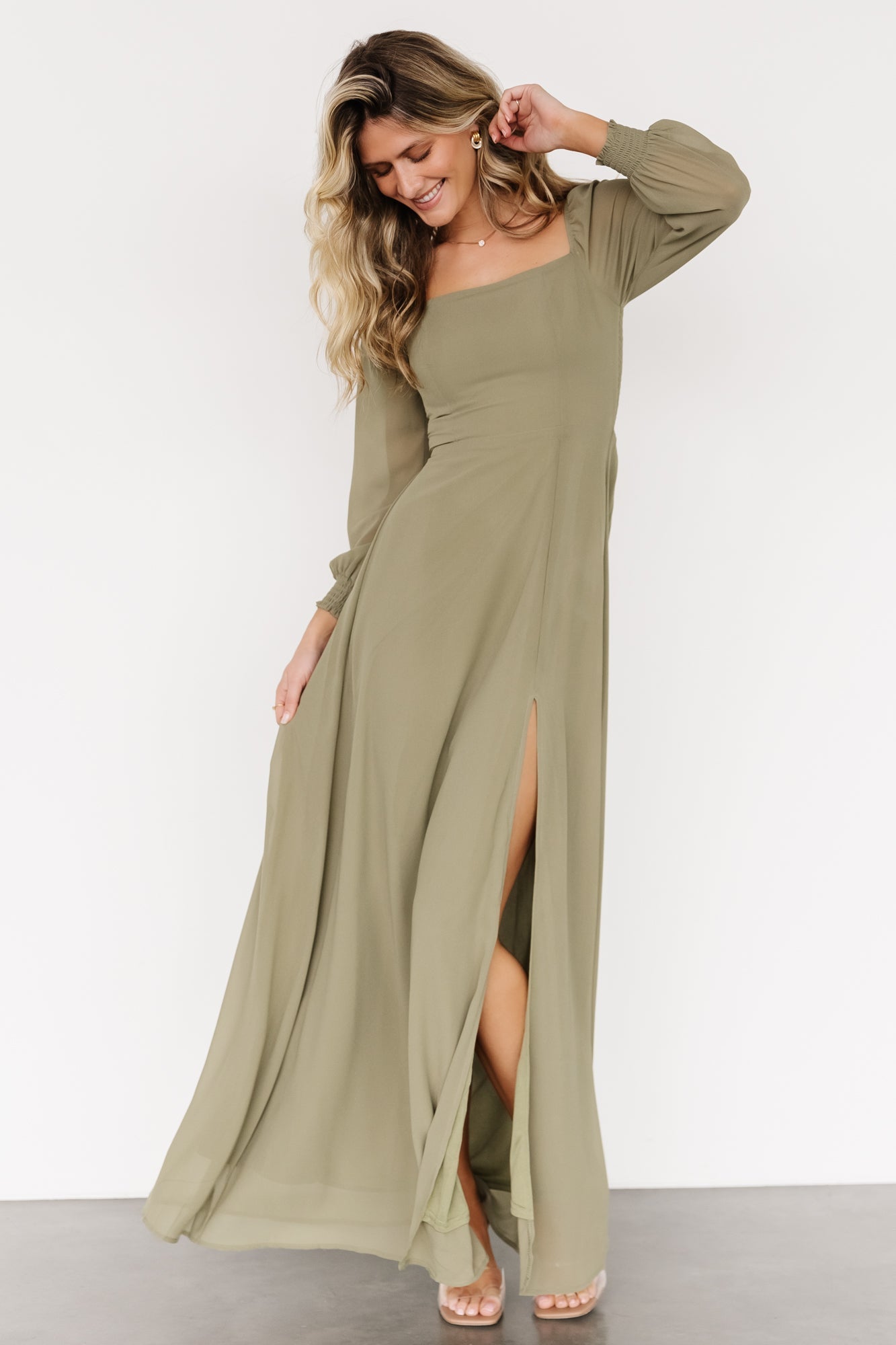 Giselle Maxi Dress | Dusty Olive