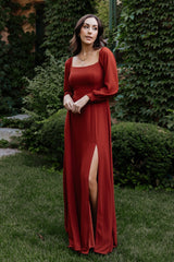 Giselle Maxi Dress | Brick