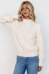 Grayson Sweater | Cream