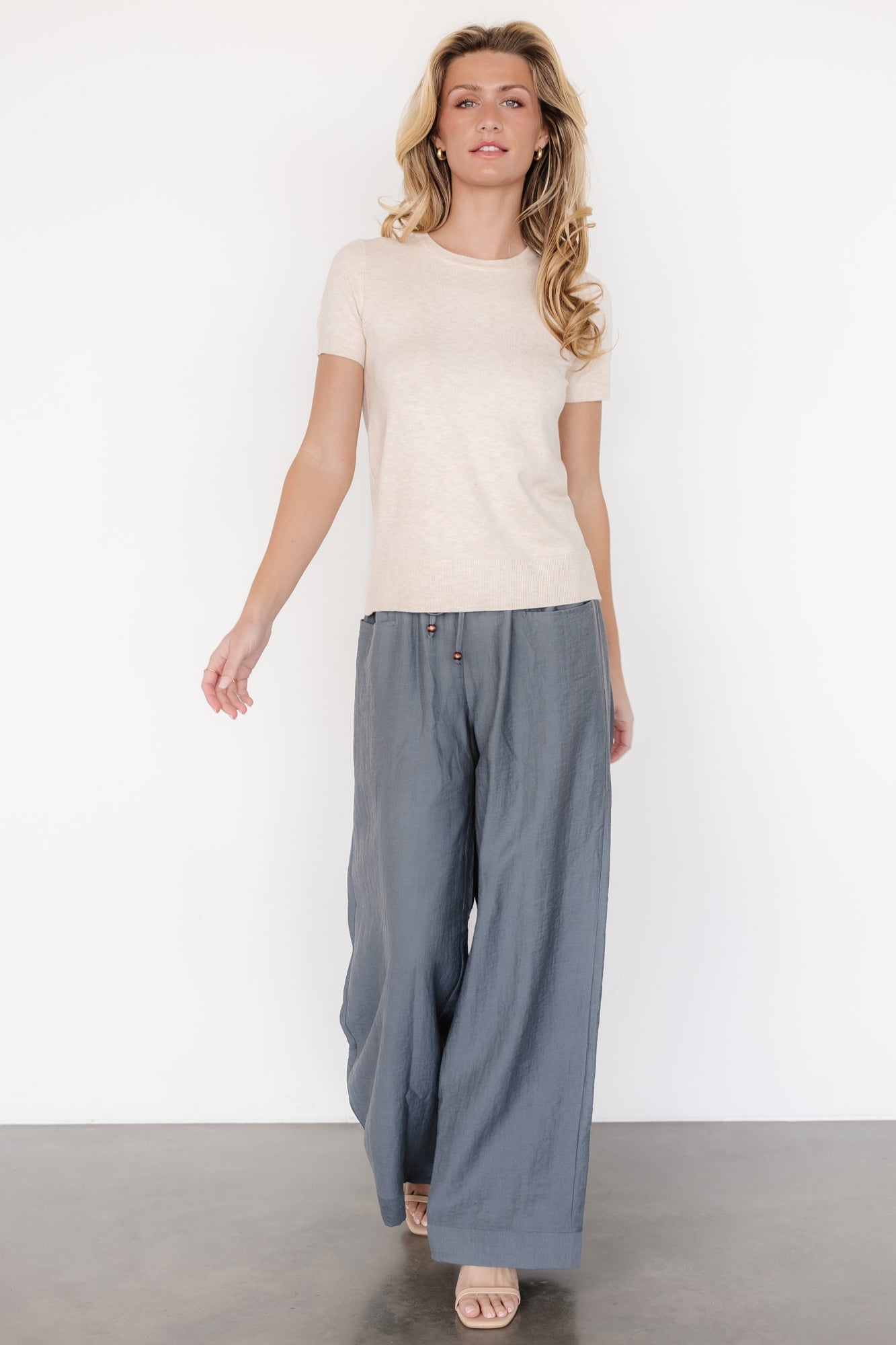 Hannah Knit Top | Oatmeal