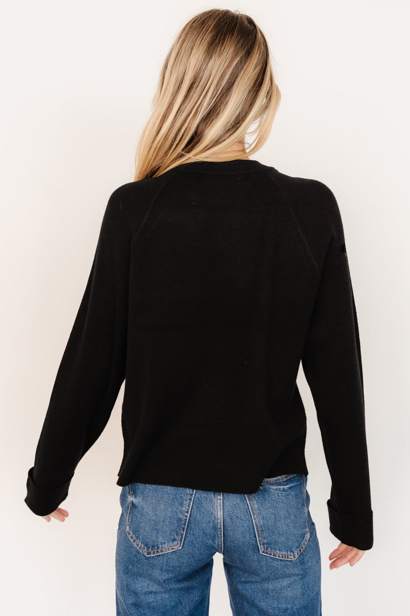 Helena Knit Sweater | Black