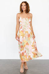 Hilo Back Tie Maxi Dress | Multi