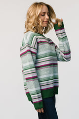 Holmes Sweater | Green Multi