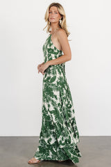 Indio Maxi Dress | Green Print