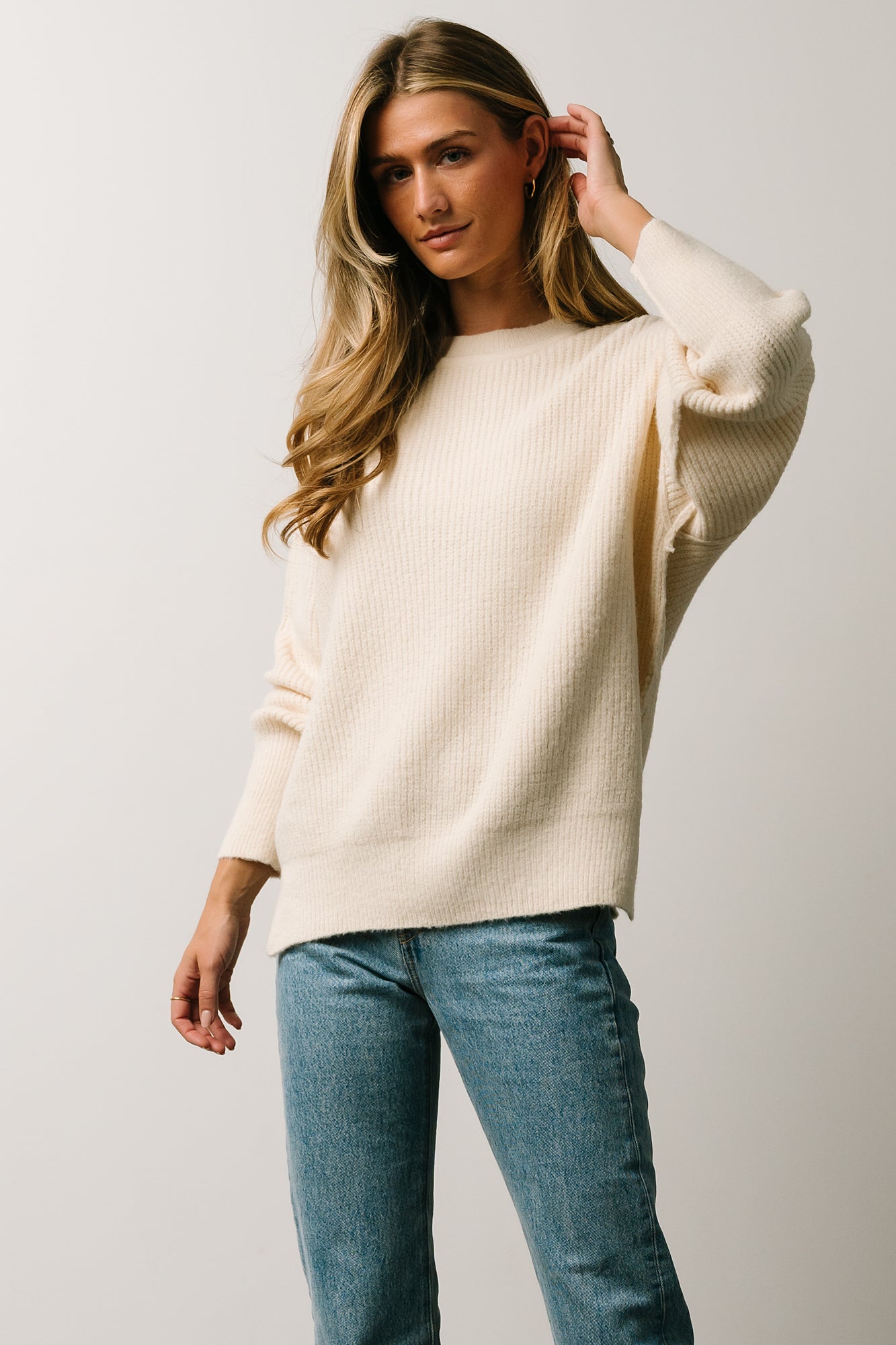 Jacey Knit Sweater | Ivory