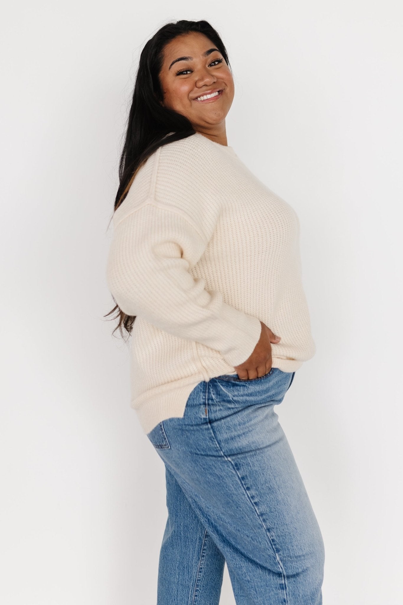 Jacey Knit Sweater | Ivory