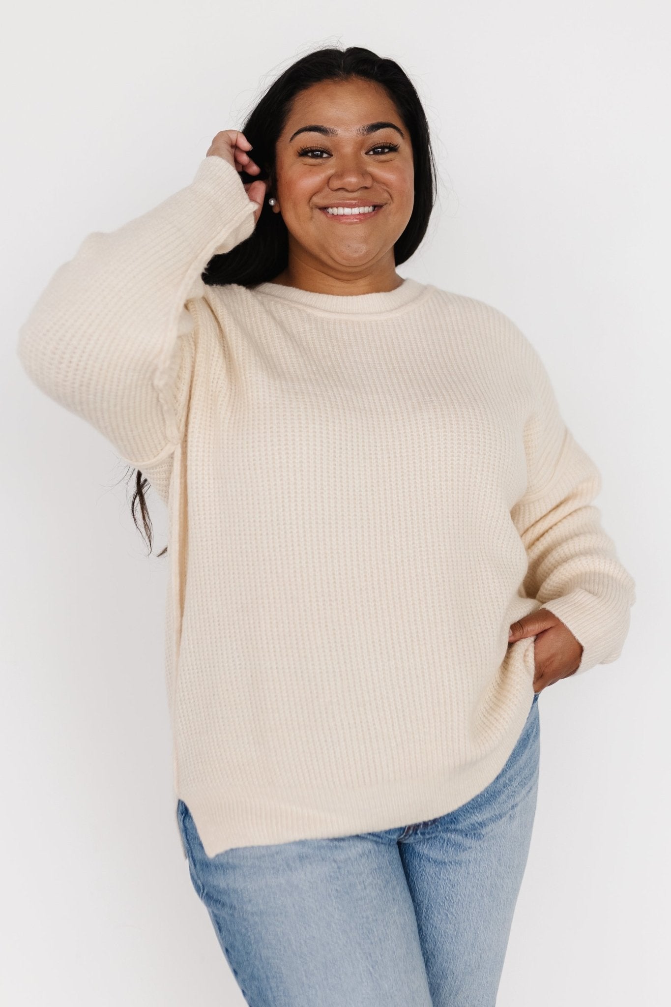 Jacey Knit Sweater | Ivory