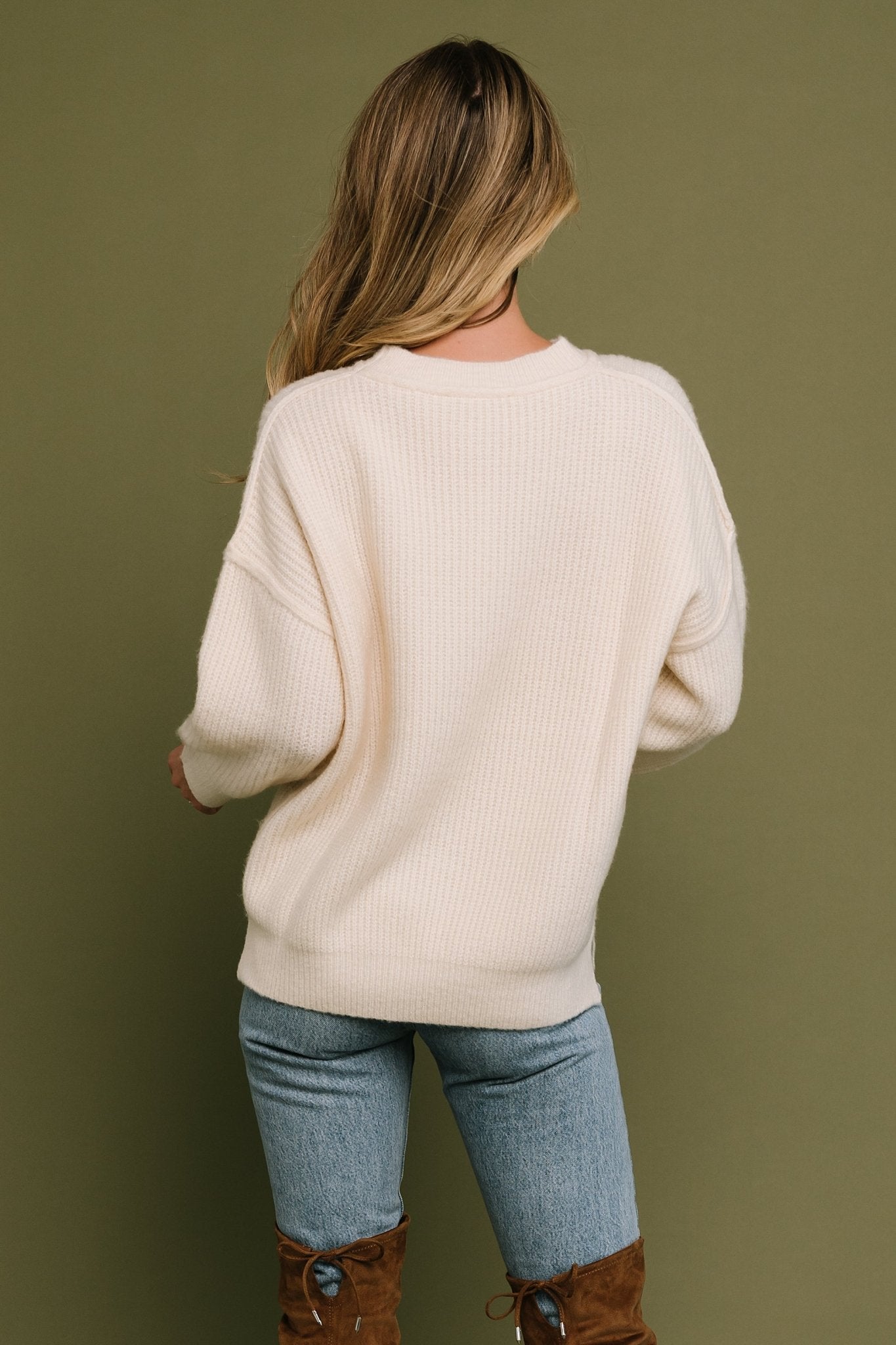 Jacey Knit Sweater | Ivory