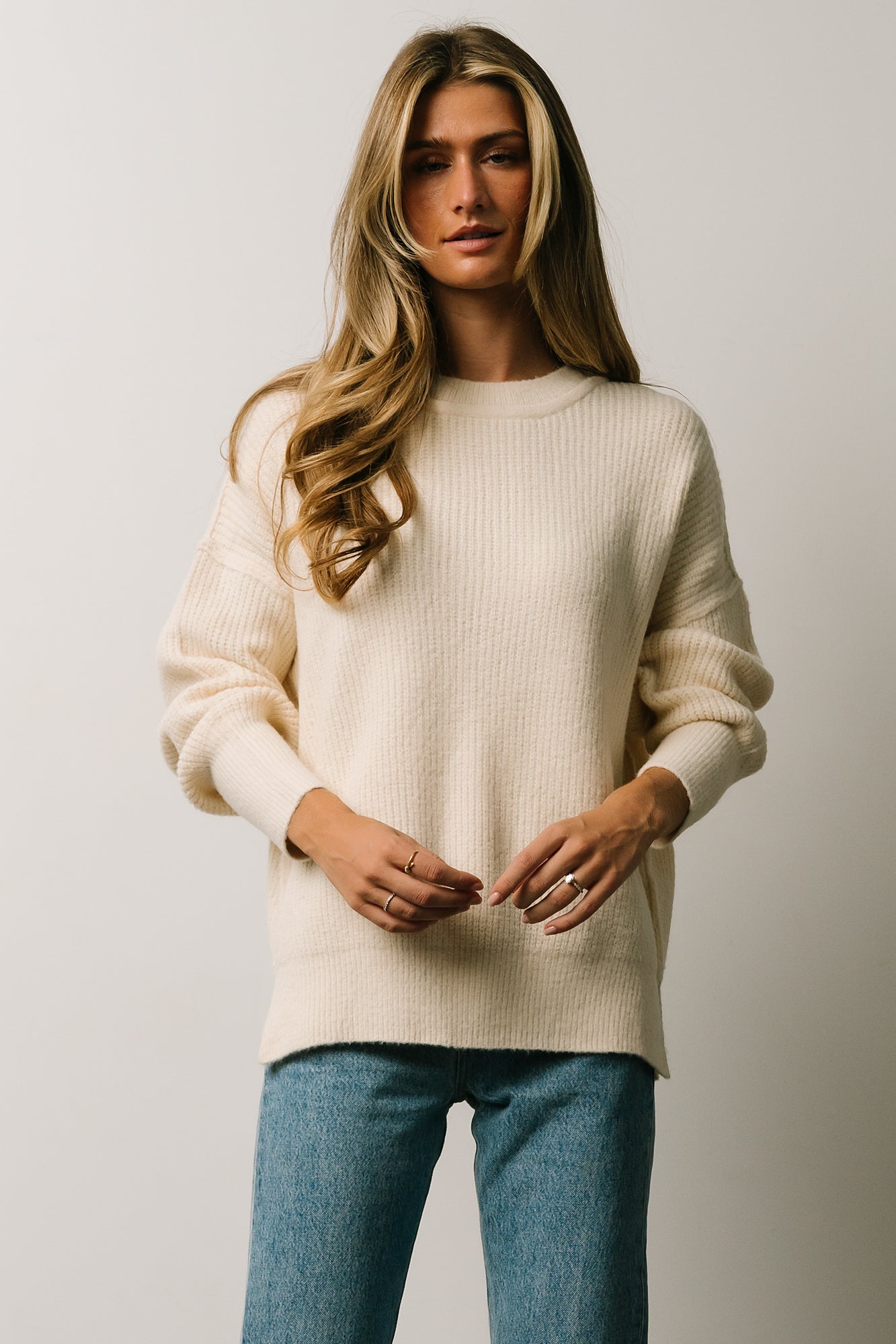 Jacey Knit Sweater | Ivory