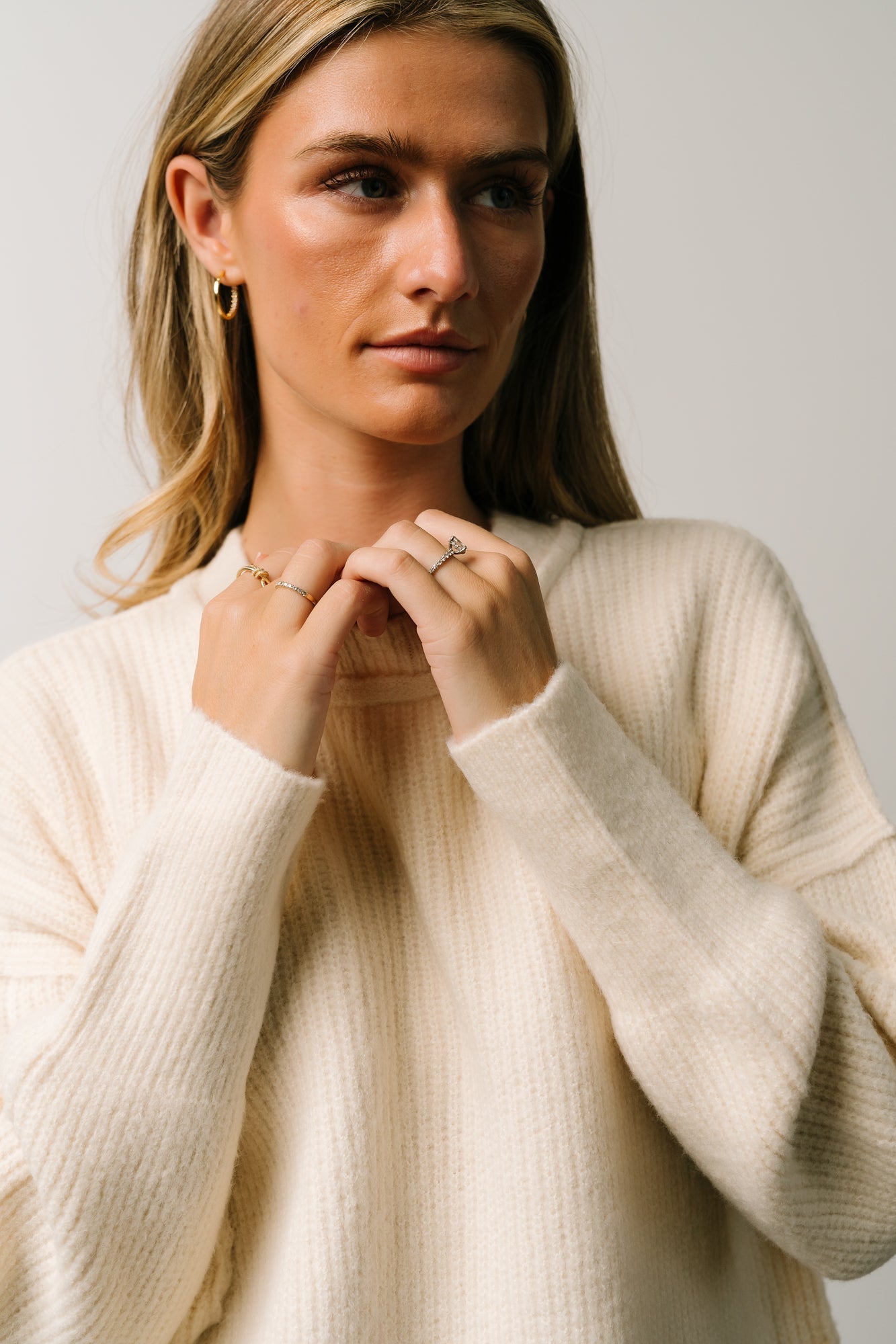 Jacey Knit Sweater | Ivory
