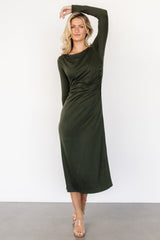 Jaelyn Ruched Dress | Olive