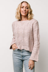Jeanine Knit Sweater | Lilac