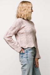 Jeanine Knit Sweater | Lilac