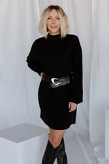 Jennings Sweater Dress | Black