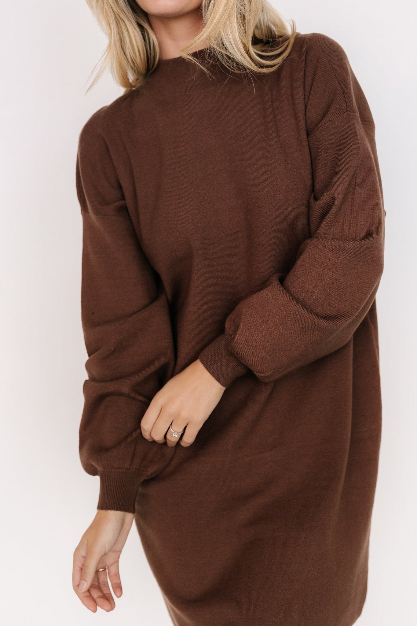 Jennings Sweater Dress | Brown