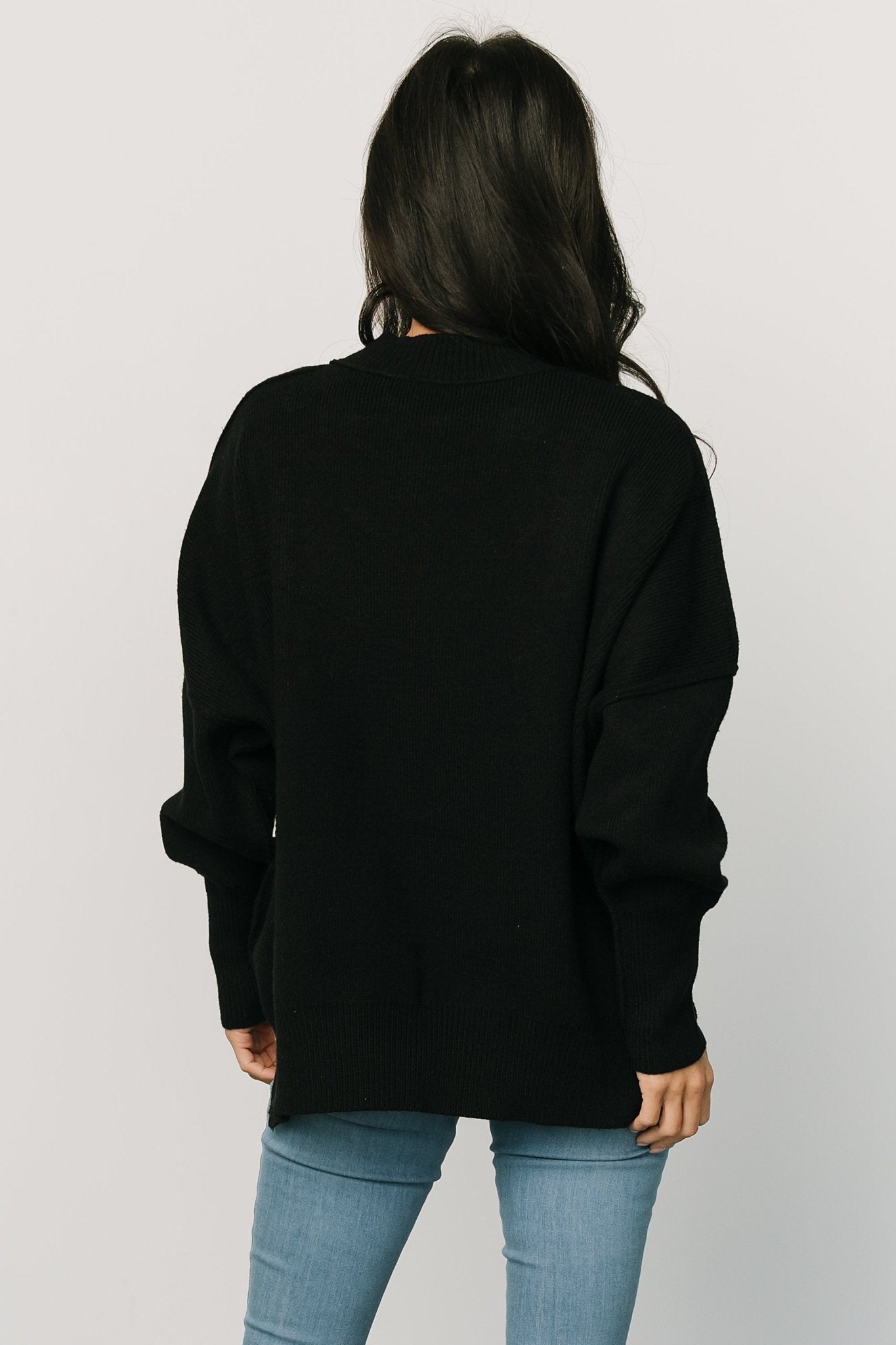 Jeremiah Knit Sweater | Black