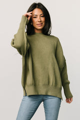 Jeremiah Knit Sweater | Olive