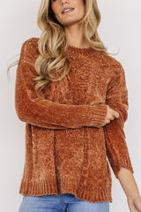 Jillian Knit Sweater | Copper