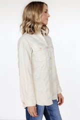 Joanna Plaid Shacket | Cream + Natural