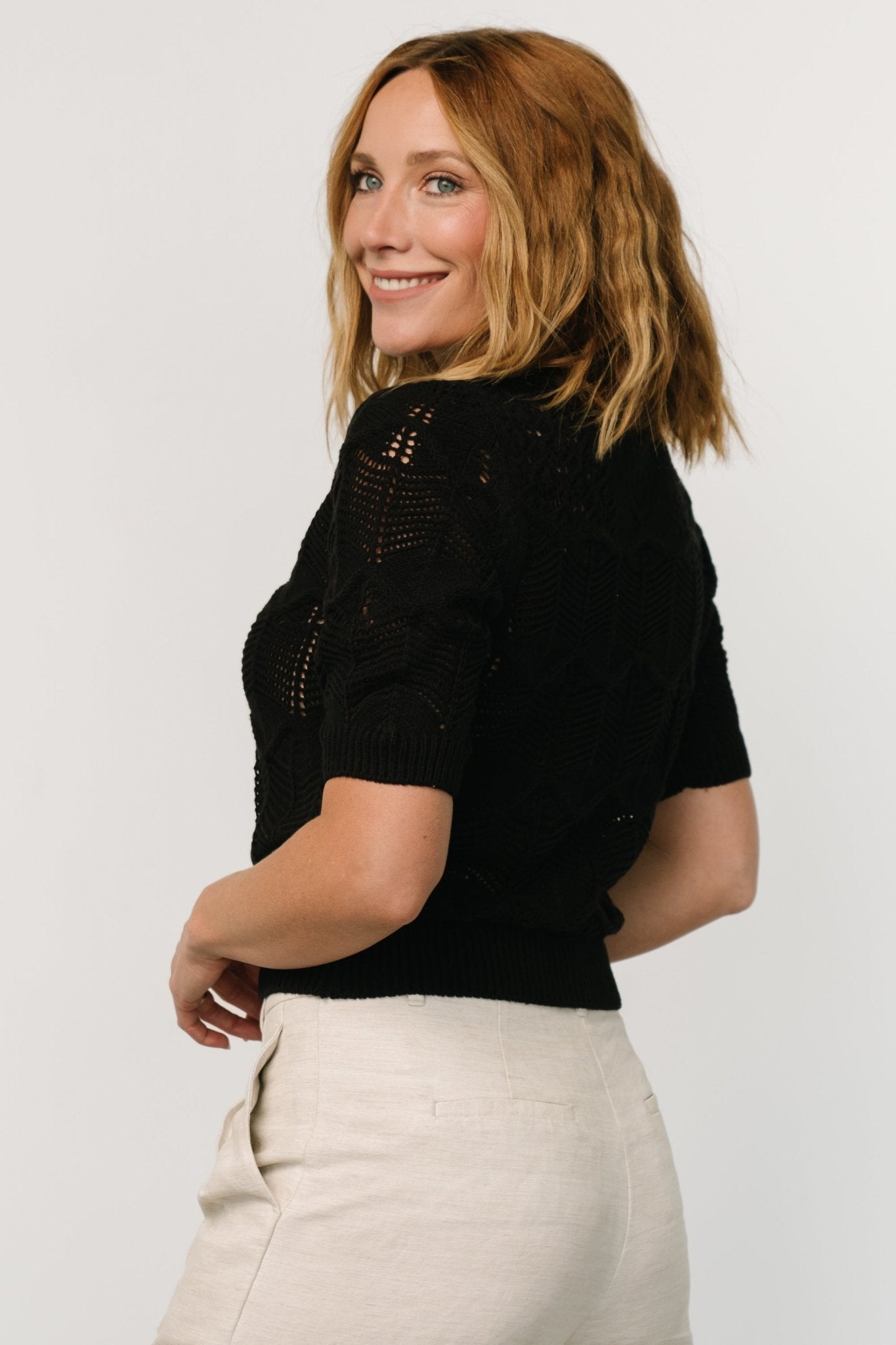 Josella Knit Top | Black