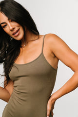 Kade Bodycon Tank Dress | Olive