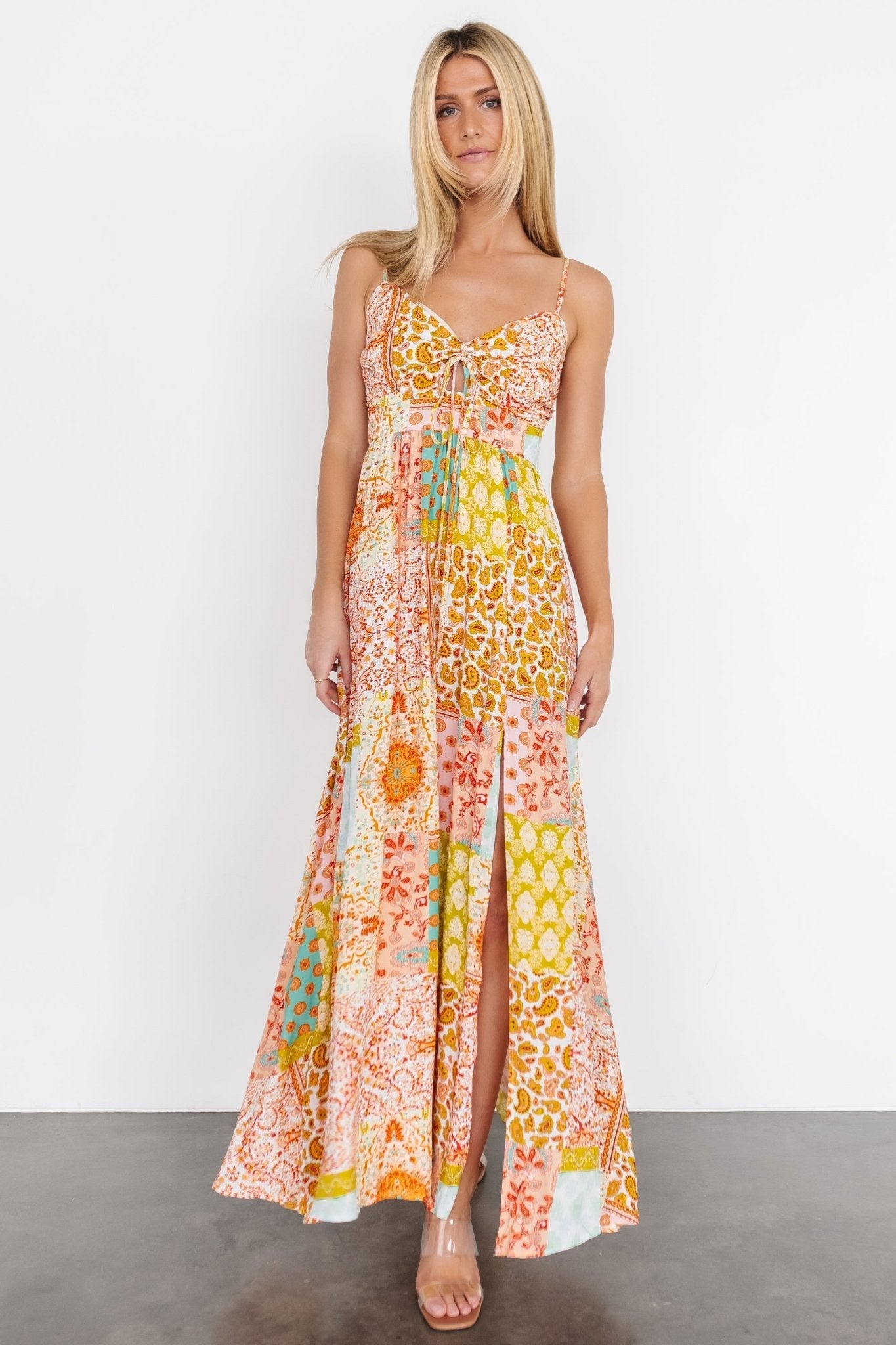 Kamari Tank Maxi Dress | Multi Print