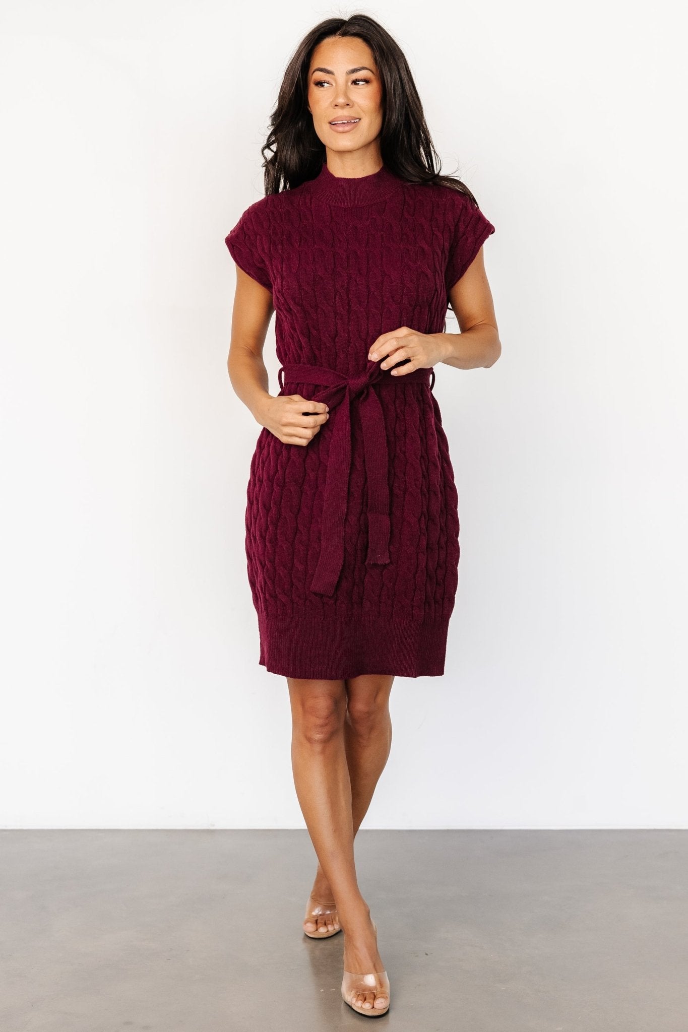 Kambri Cable Knit Sweater Dress | Mulberry