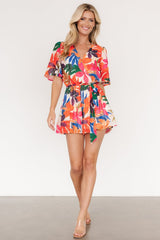 Karissa Romper | Ivory Multi Floral