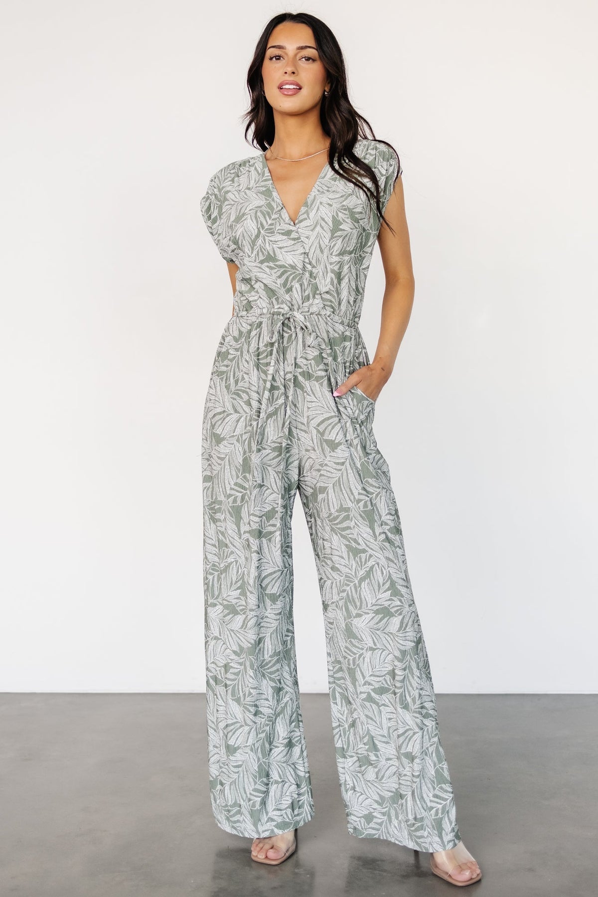 Kelani Jumpsuit | Green Print