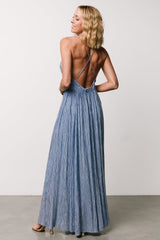 Korley Maxi Dress | Blue Stripe