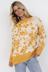 Legend Sweater | Mustard Print