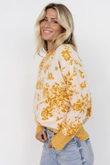 Legend Sweater | Mustard Print