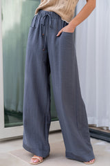 Leza Pants | Slate Blue