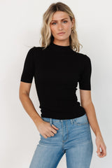 Libby Knit Top | Black