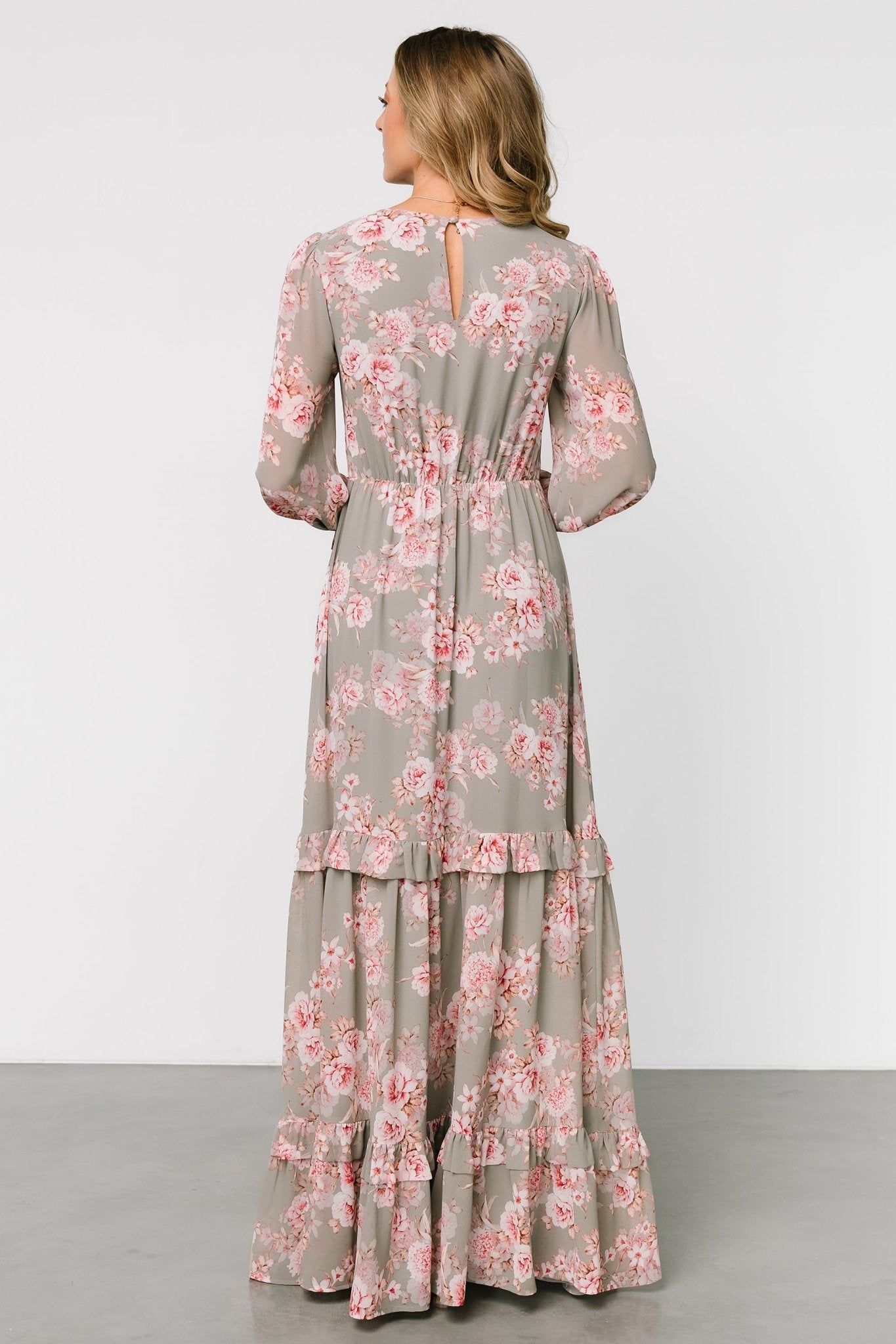 Liliana Maxi Dress | Dusty Sage + Rose
