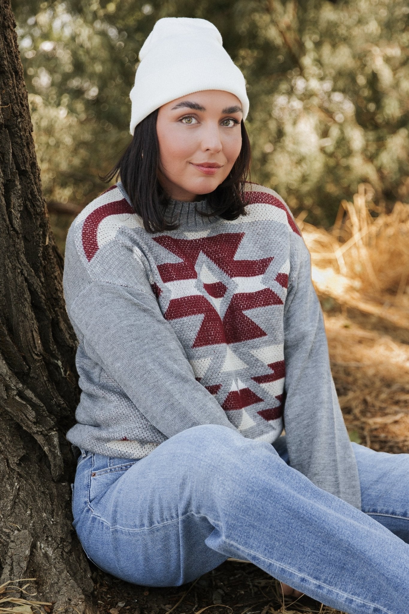 Lolo Knit Sweater | Gray Multi