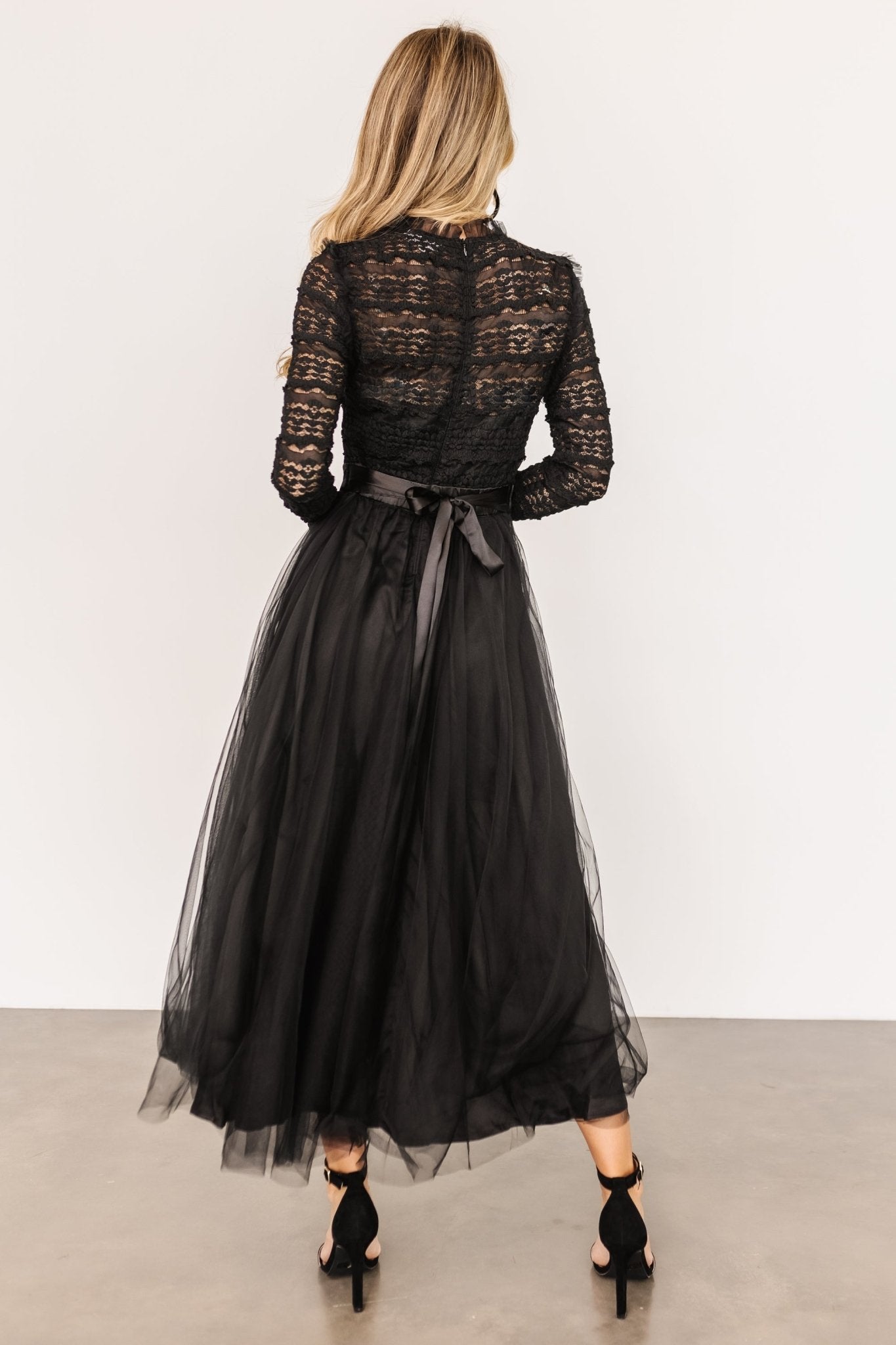 Lonnie Tulle Dress | Black