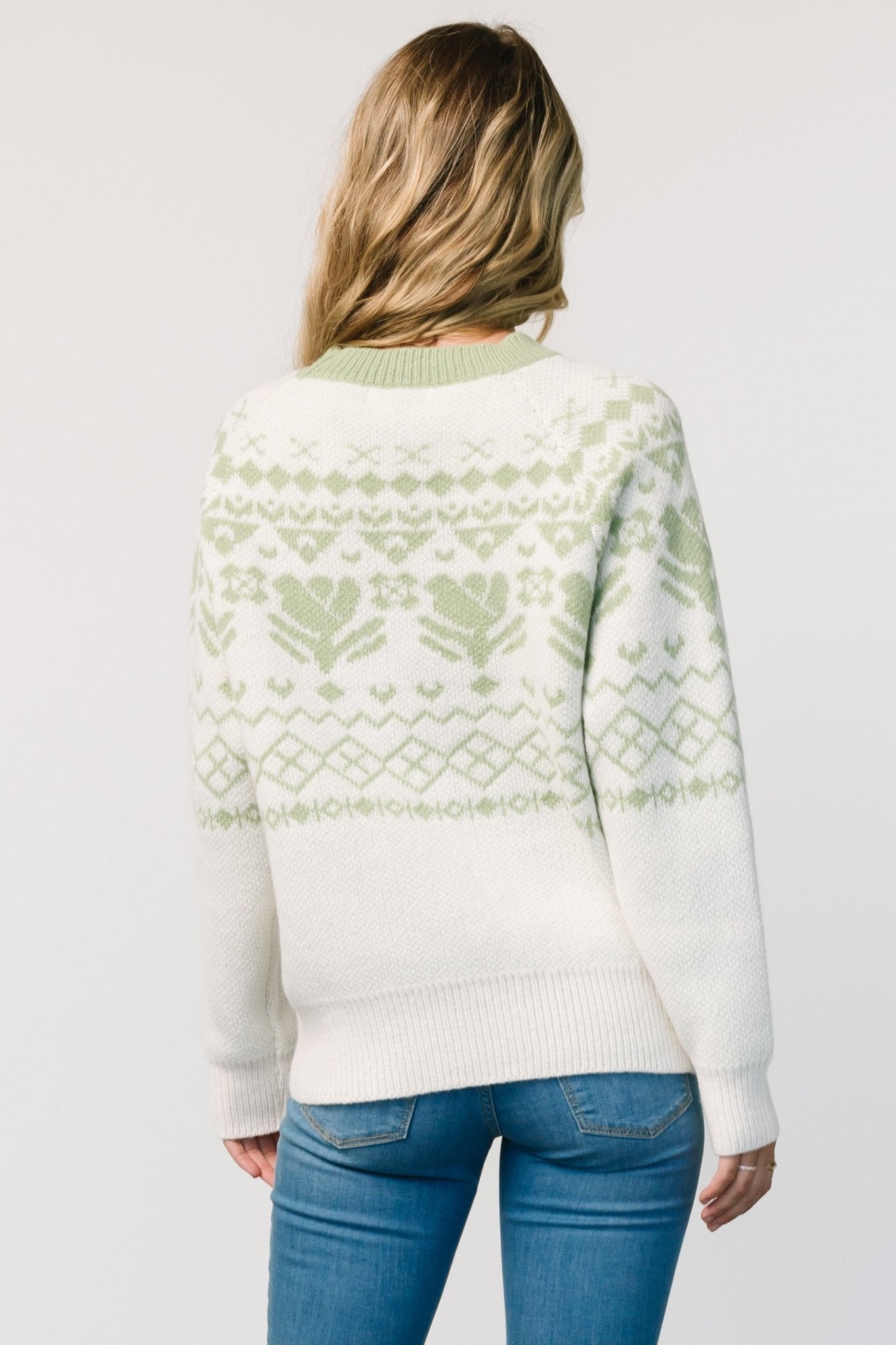 Lucerne Sweater | Ivory + Sage