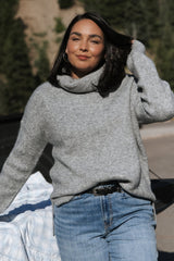 Lyon Turtleneck Sweater | Gray