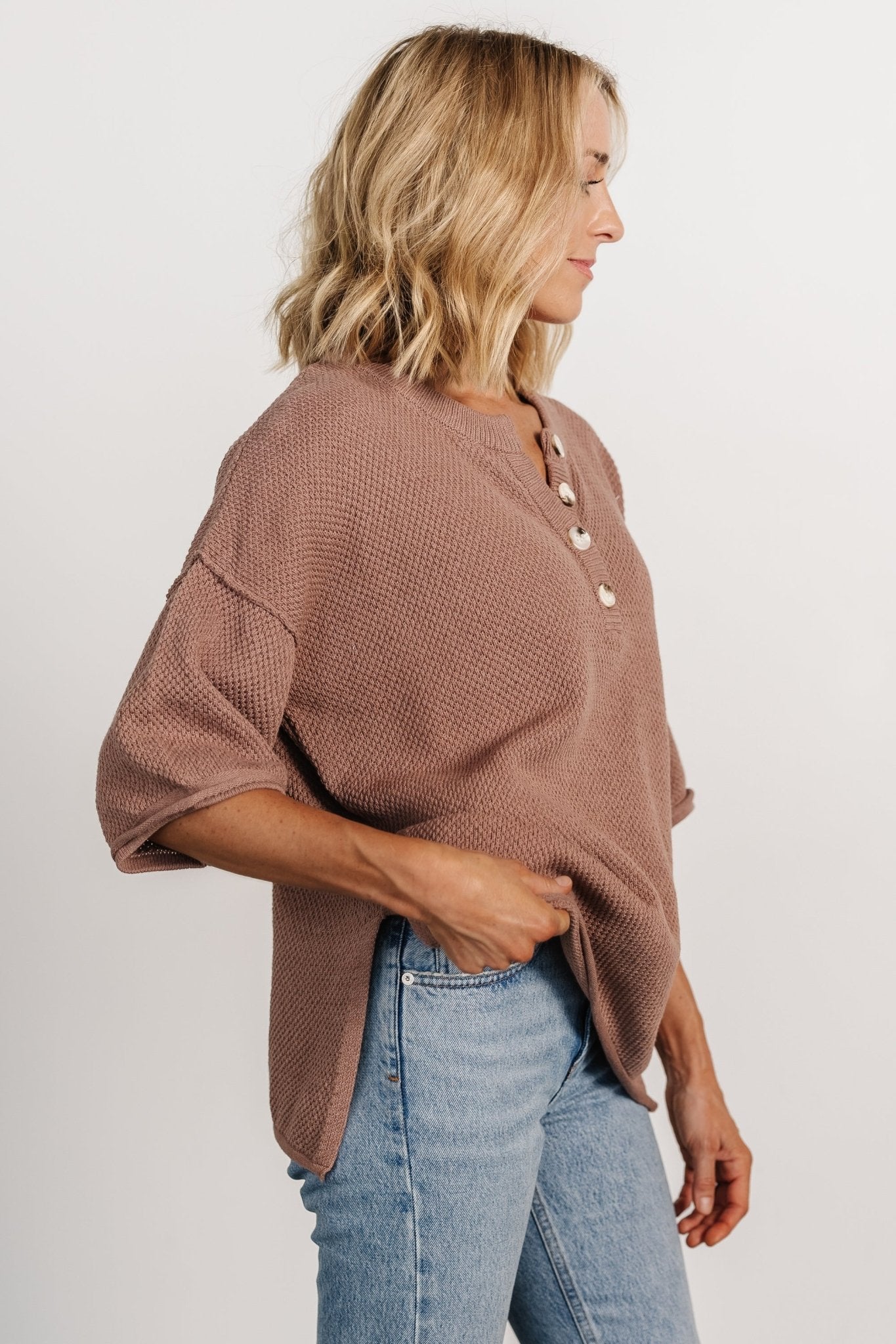 Maddock Knit Top | Mocha